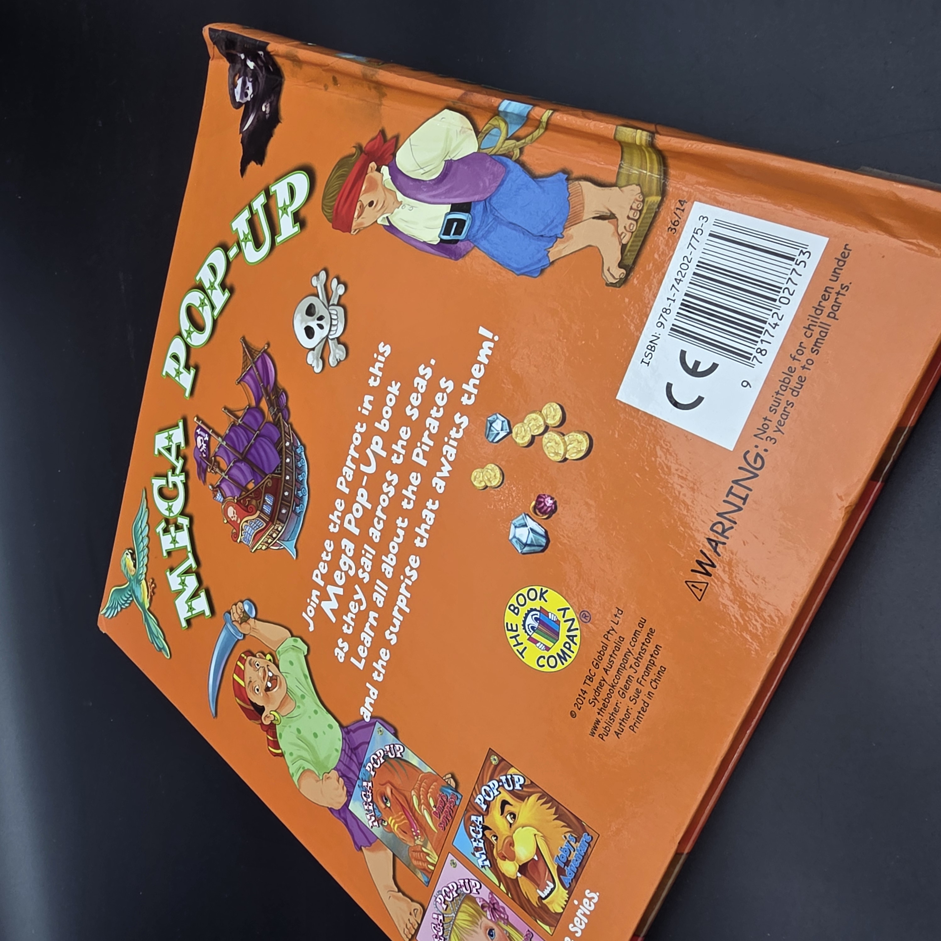 MEGA POP-UP Pirate Adventure by Sue Frampton (Hardcover, 2014) Kids Playset 3D — Lot 072, photograph 5