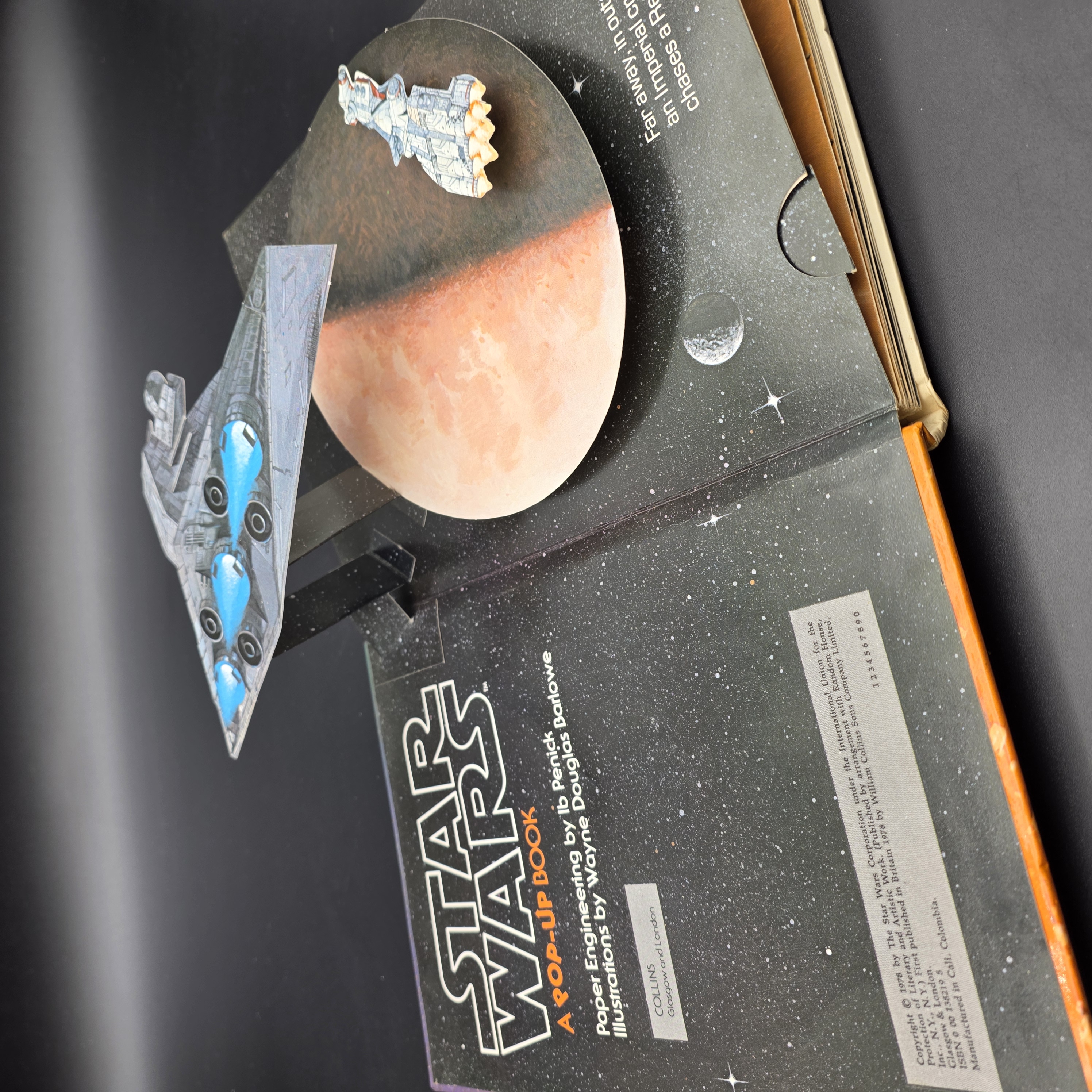 Star Wars, a Pop-up Book by Ib Penick (Hardcover, 1978) 1st Ed Kids Illus — Lot 015, photograph 3