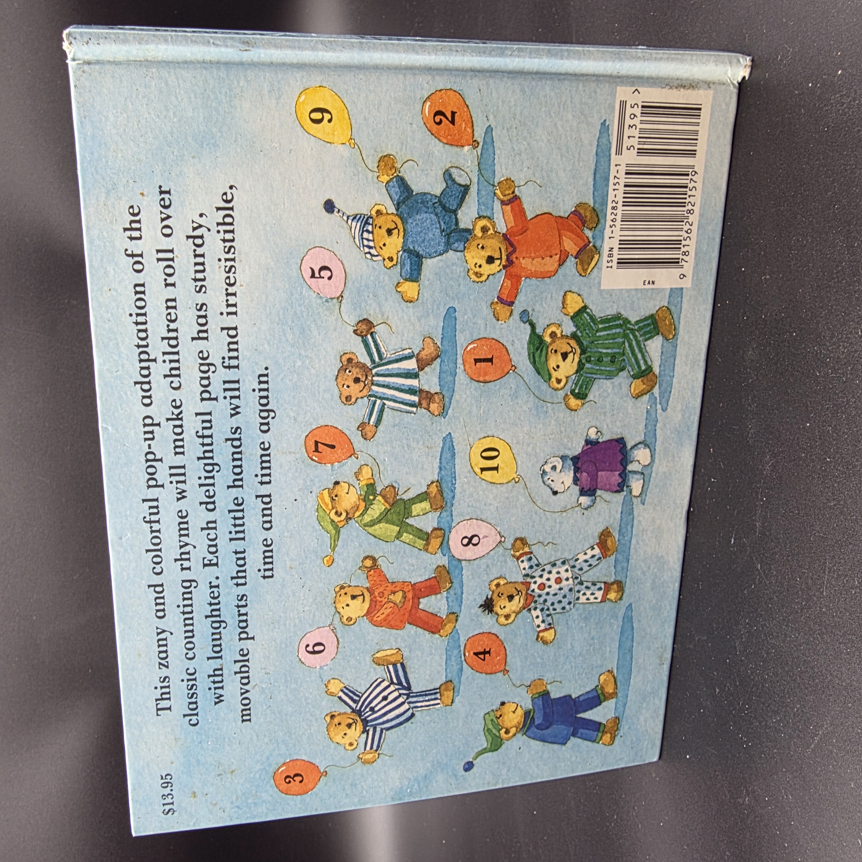 Ten Bears in a Bed by John Richardson (Hardcover, 1992) Pop-Up Counting Teddy — Lot 078, photograph 6