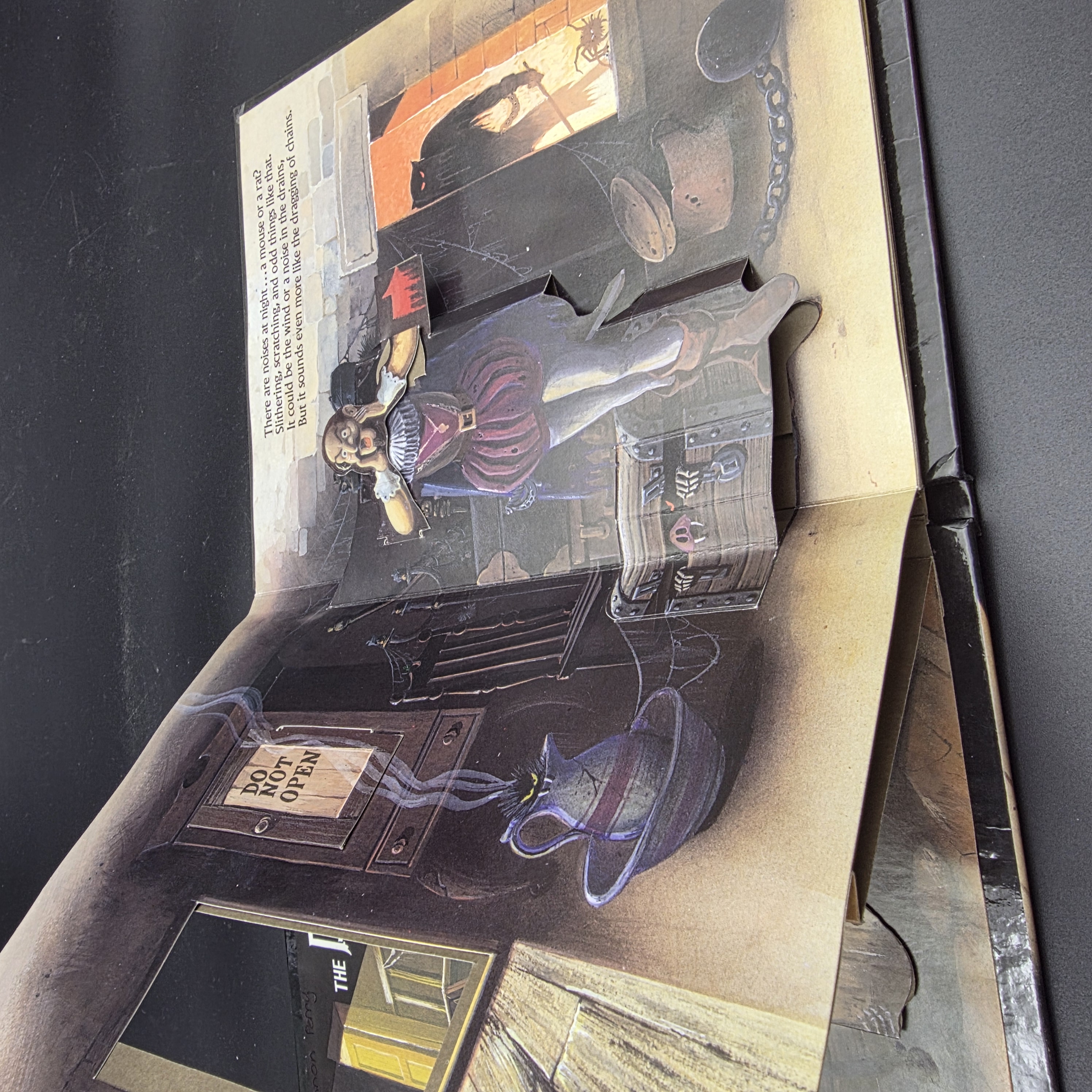 The Door Under the Stairs by Keith Moseley (Hardcover, 1990) Pop-up Pull-tab — Lot 037, photograph 2
