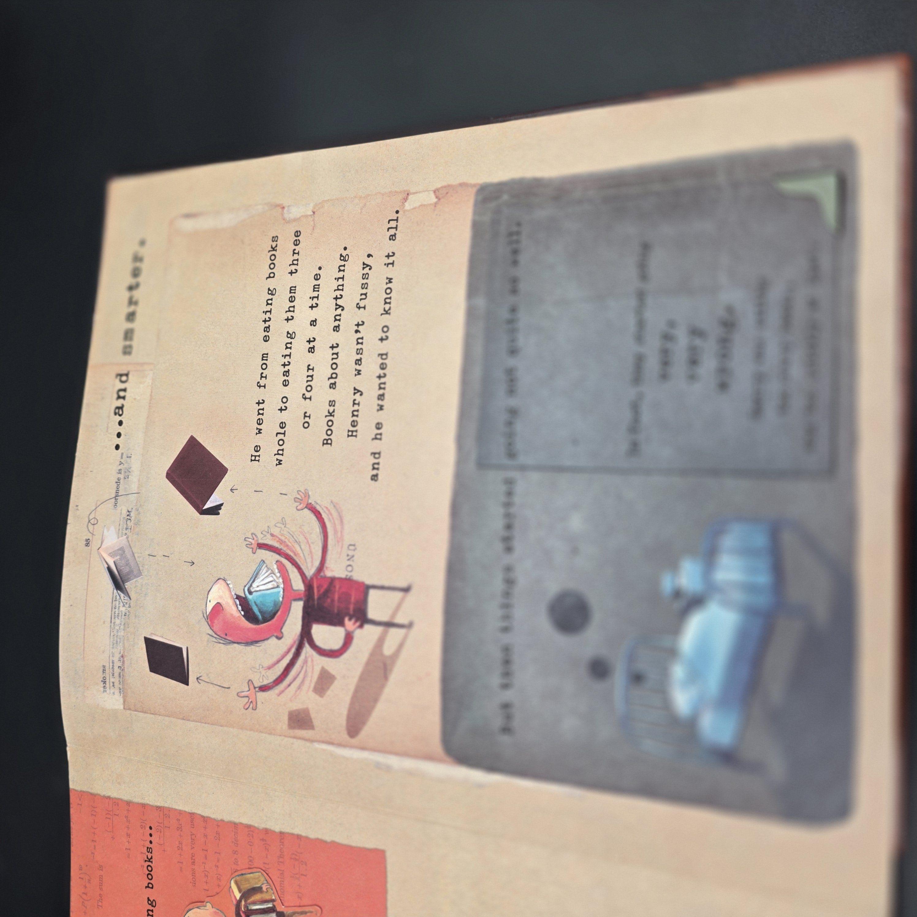 The Incredible Book Eating Boy: Pop-Up Book by Oliver Jeffers (Hardcover, 2009) — Lot 084, photograph 8