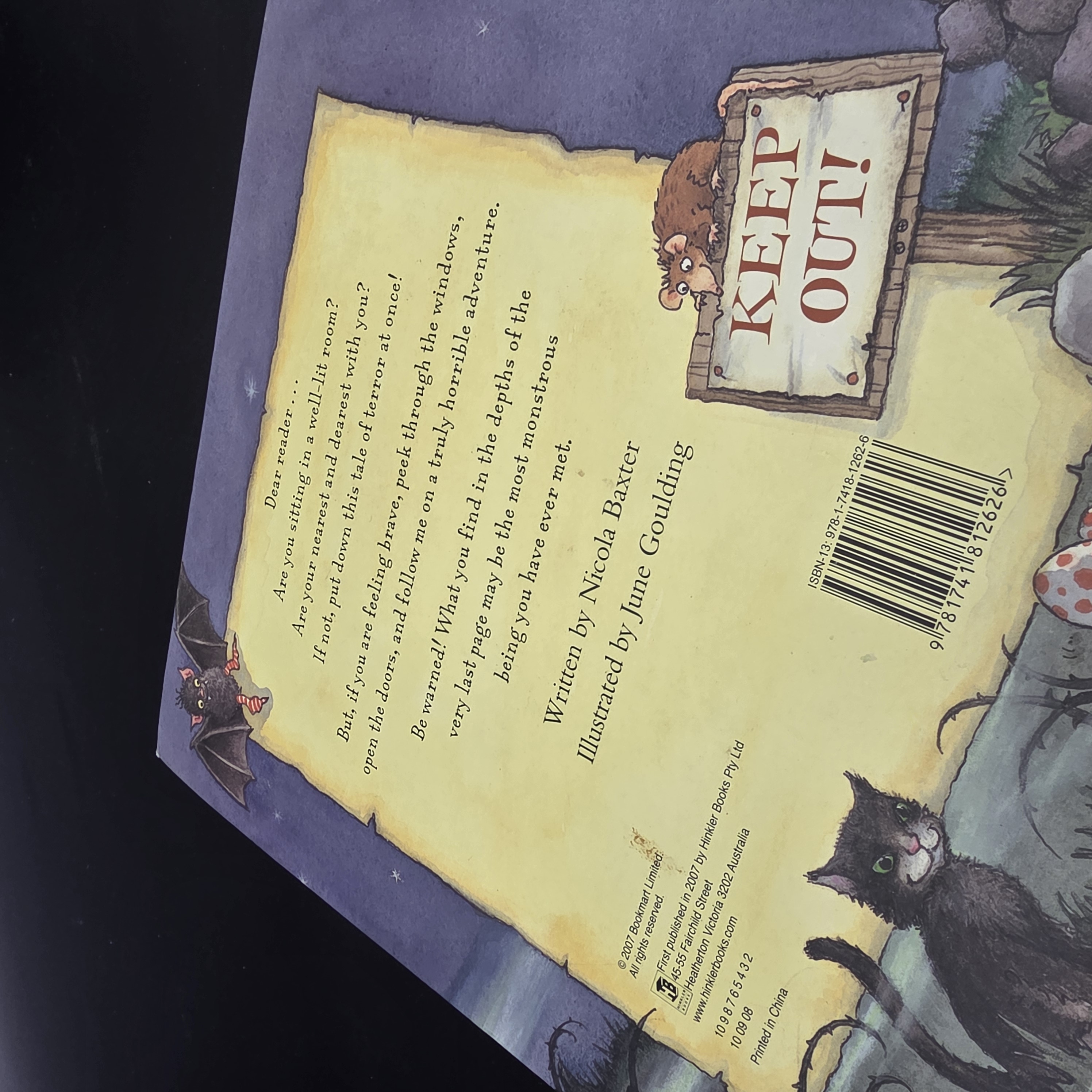 THE MOST HAUNTED HOUSE by Nicola Baxter (Hardcover, 2007) Kids Monster Illus — Lot 035, photograph 7