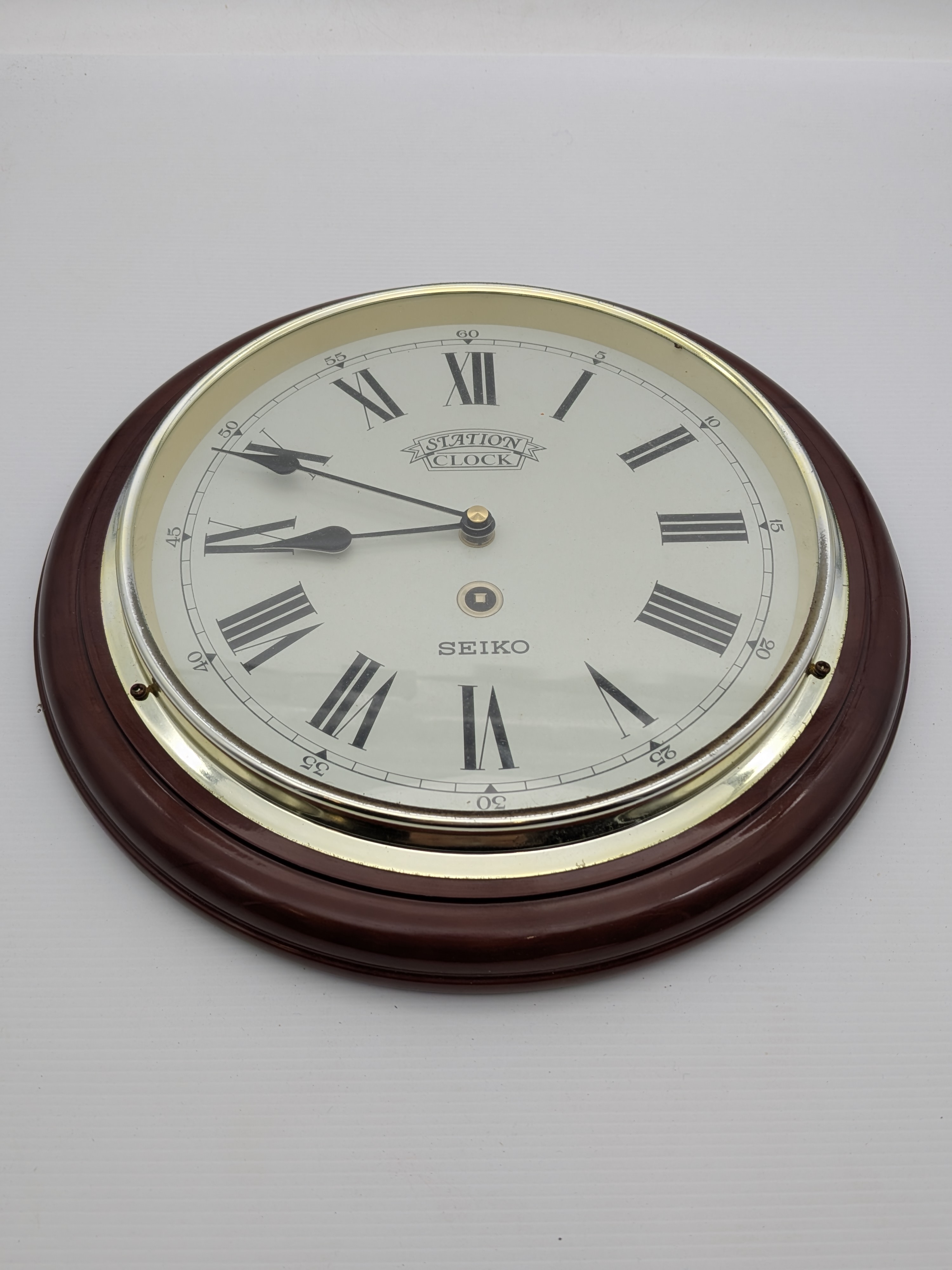 Seiko 'Station Clock' Quartz Wall Clock — Lot 113