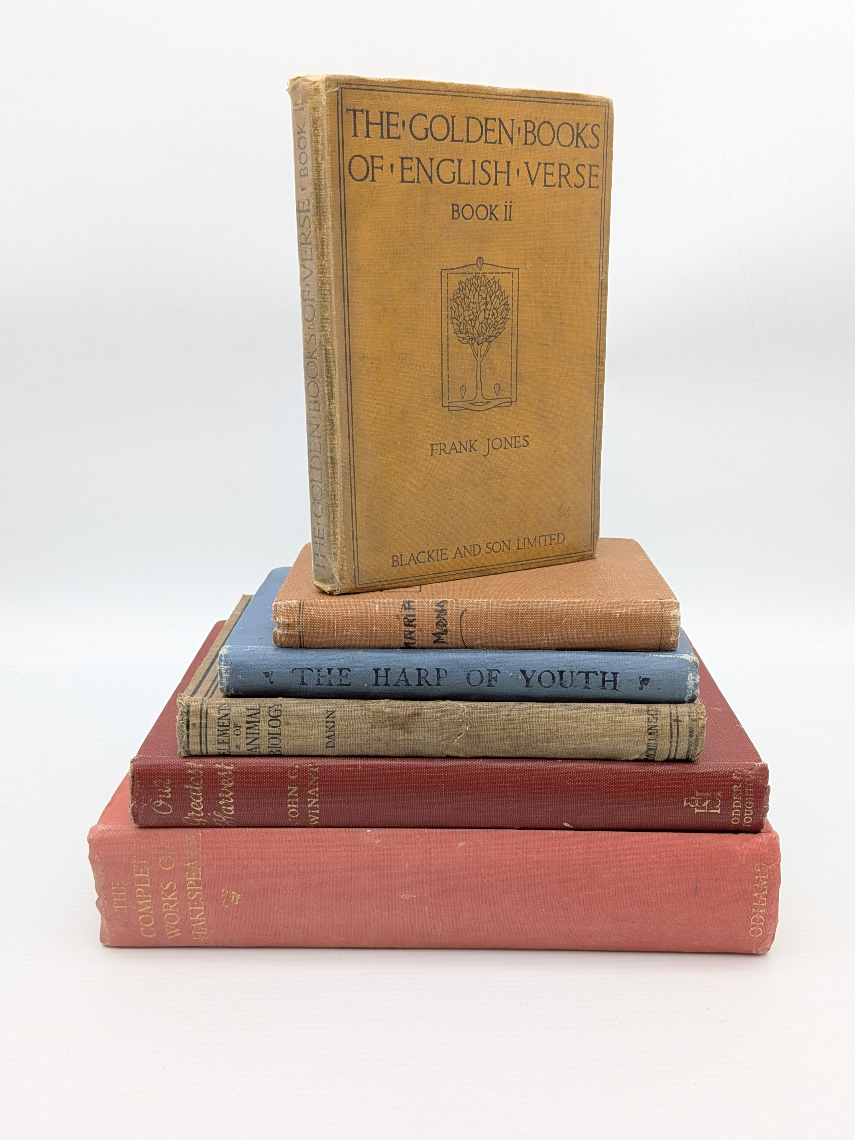 Lot of Assorted Vintage Books (6) — Lot 095