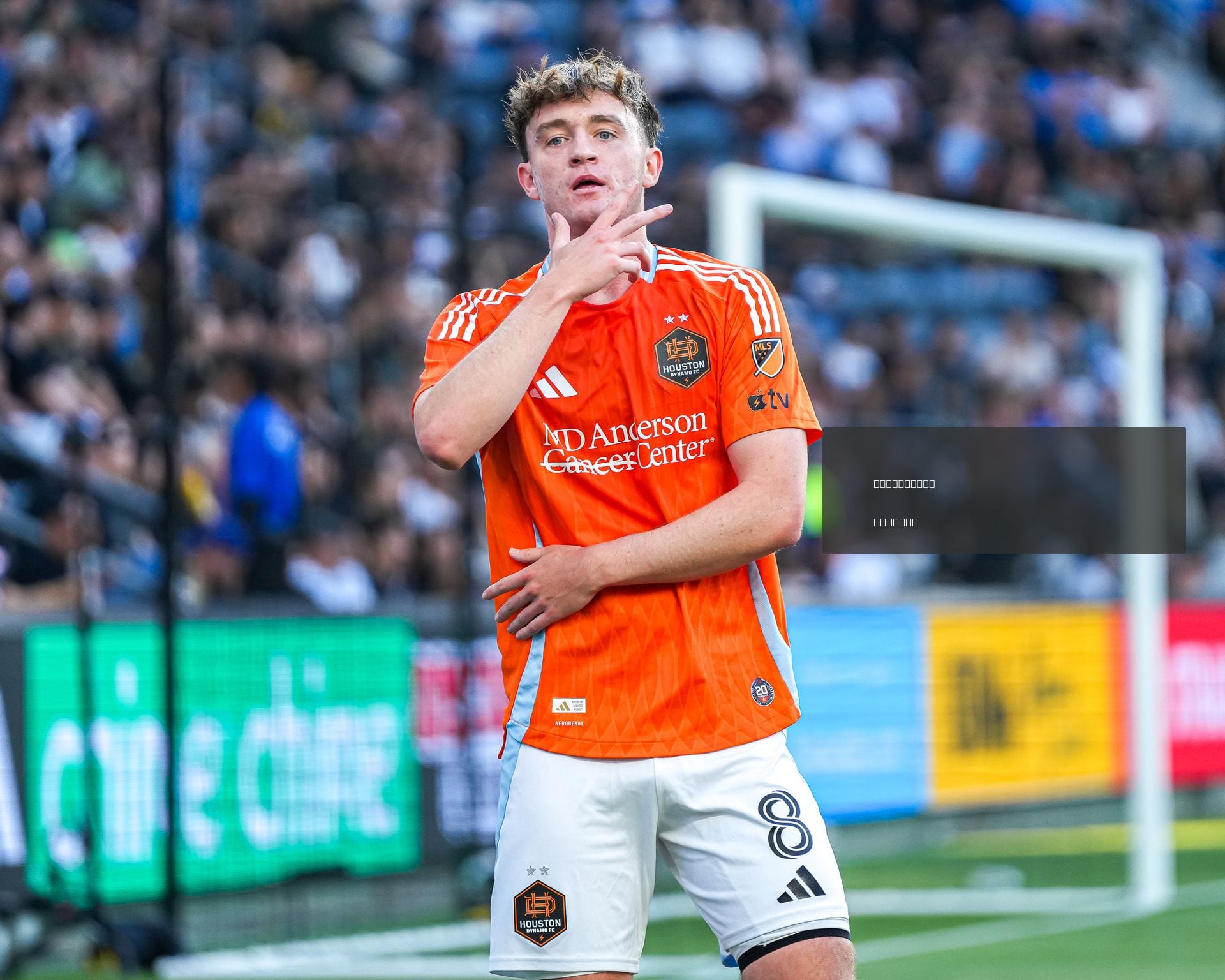 LAFC VS HOUSTON 2026-#8 Jack McGlynn Midfielder celebrating a gol at bmo stadium Ph:Angel Almada