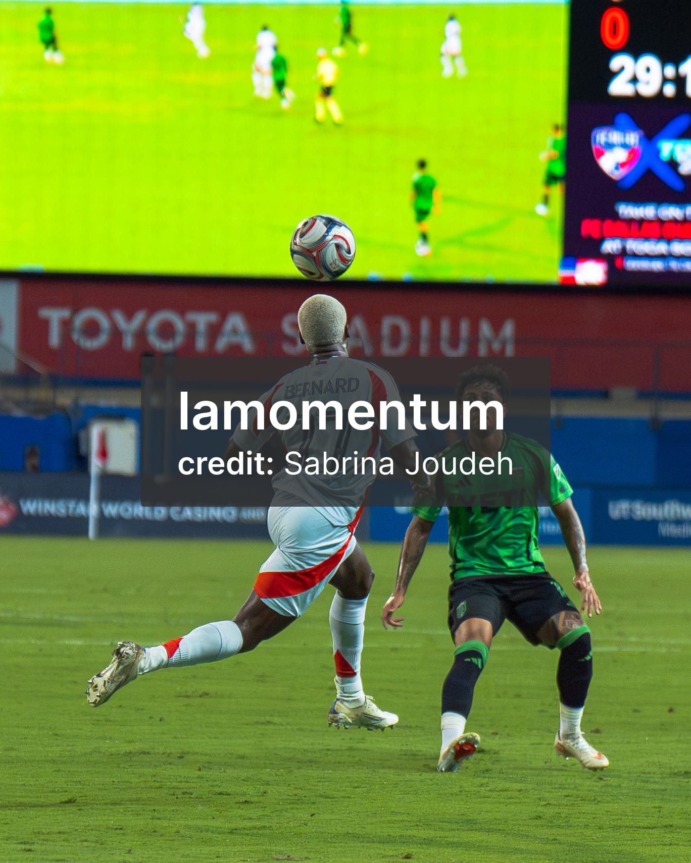 Bernard Kamungo heads the ball