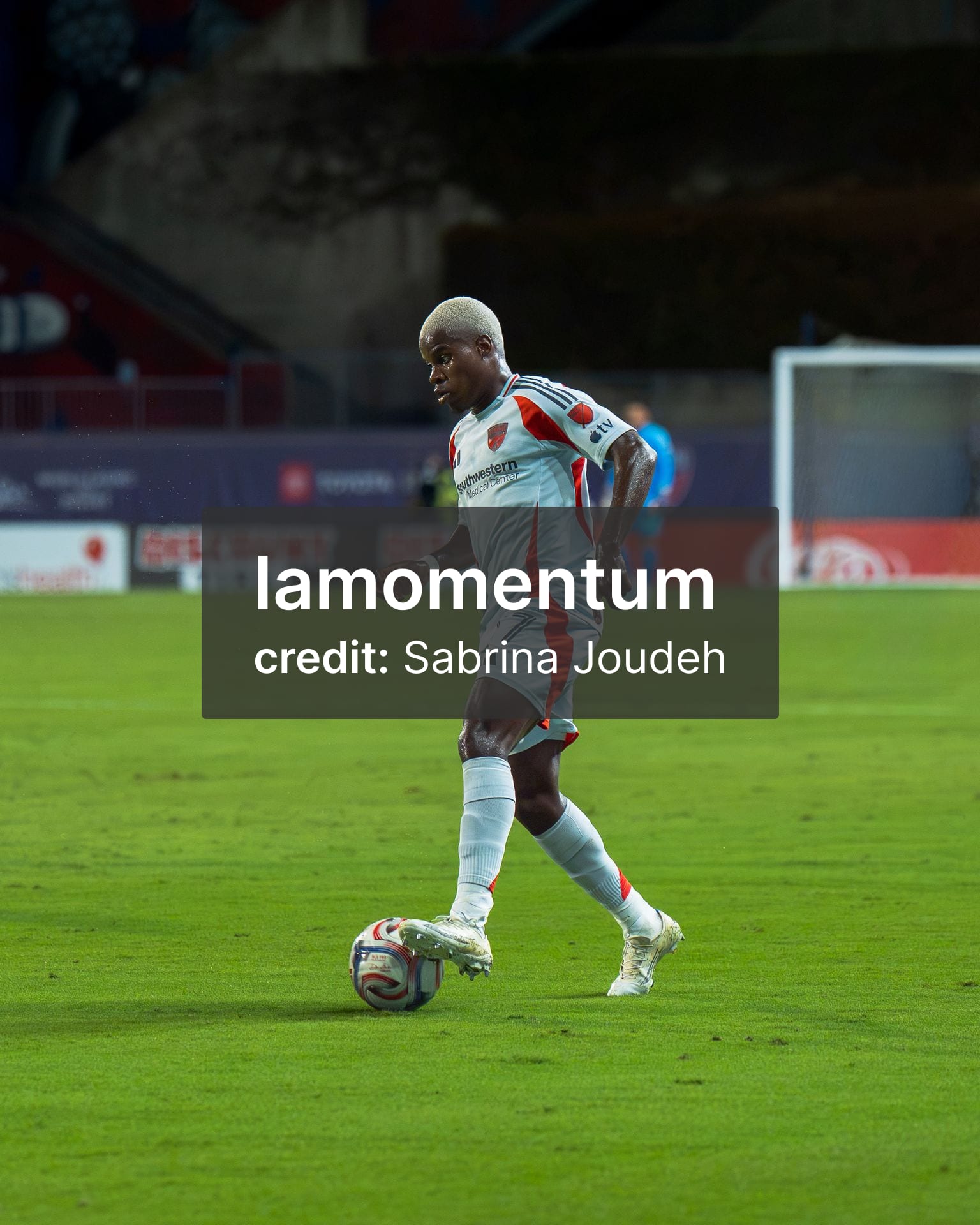 Bernard Kamungo drives down the left side