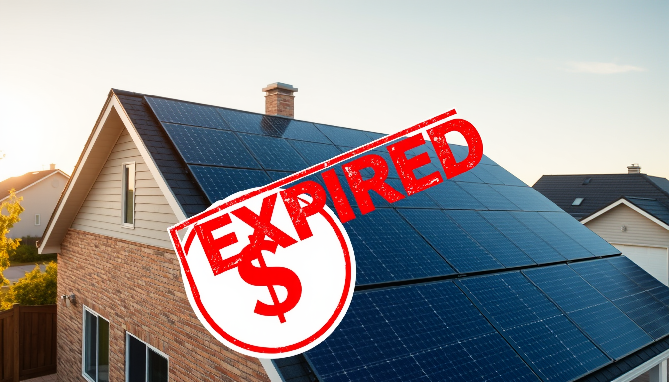The 30% Federal Solar Tax Credit Is Gone for 2026. Here's What That Means for Your Solar Math