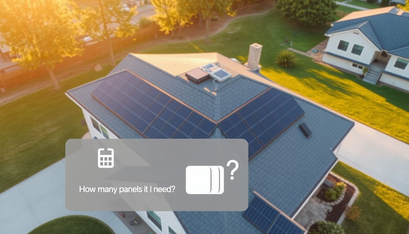 How Many Solar Panels Do You Actually Need? (The Real Formula, With 2026 Numbers)