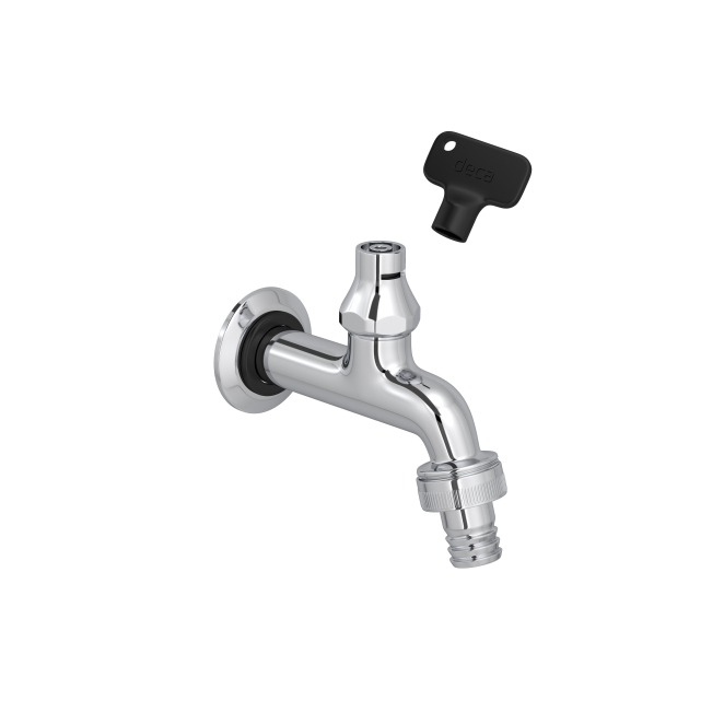 Torneira de Uso Restrito para Jardim e Tanque Cromada 1156.C - Torneira de Uso Restrito para Jardim e Tanque Cromada 1156.C