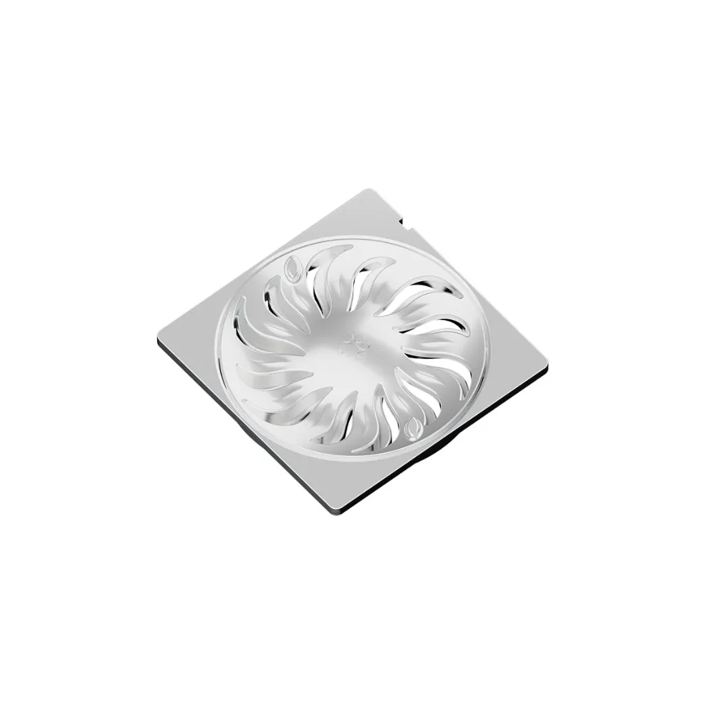 Grelha Quadrada 100mm Abre e Fecha Tigre - 100mm