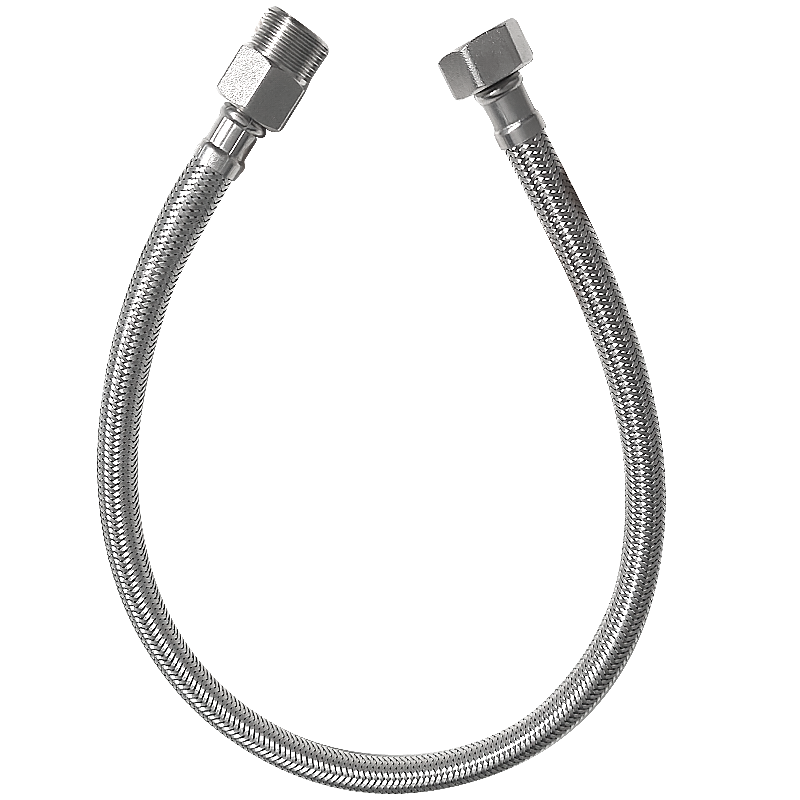 Engate Flexível Trançado Inox 40cm Macho/Fêmea 1/2" - 40cm