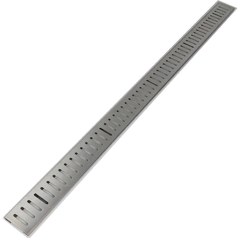 Grelha Linear Slim 7cm x 120cm Aço Inox 304 - 7x120