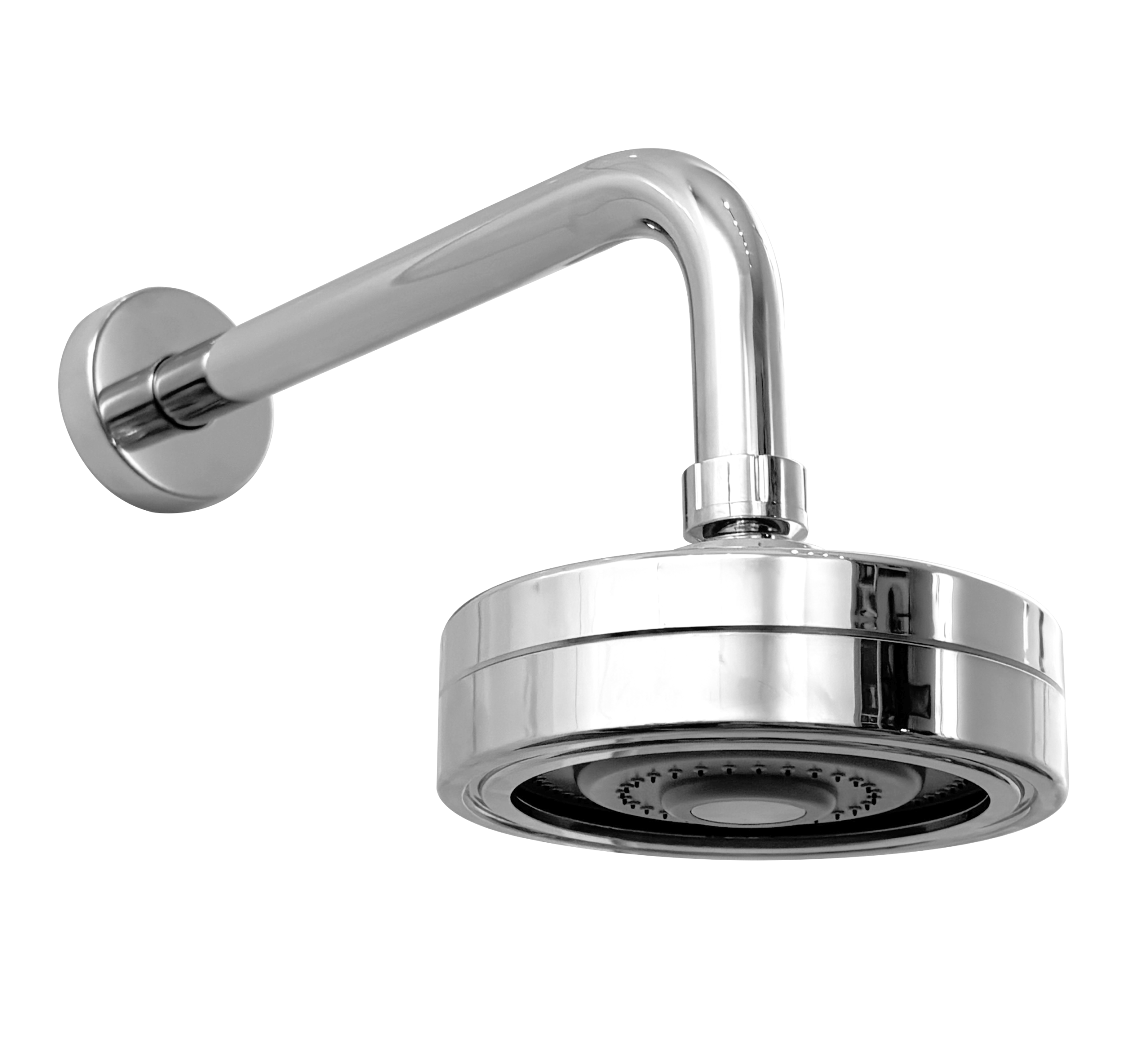 Chuveiro Autolimpante com Haste Inox Cromado - Chuveiro Autolimpante com Haste Inox Cromado