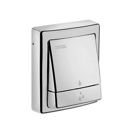 Acabamento para Válvula de Descarga Square SalvÁgua Cromado Docol