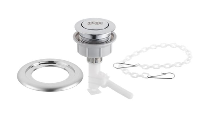 Acionador Superior Cromado para Caixa Acoplada Herc
