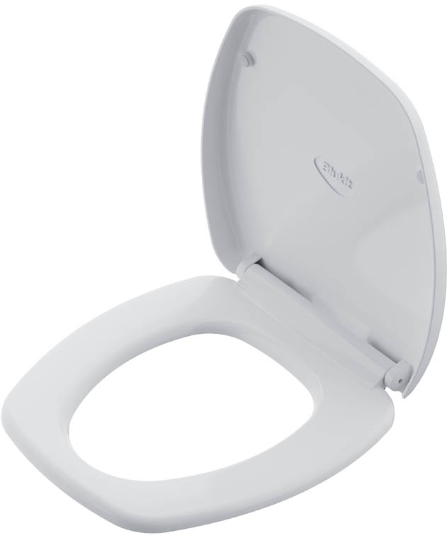 Assento Sanitário Thema Branco em PP com Fechamento Suave Blukit (ref. 292409)