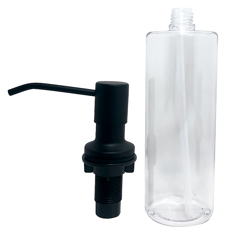 Dispensador de Sabão de Embutir 500ml Black