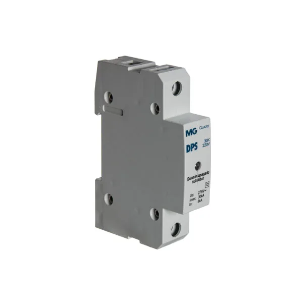 Dispositivo de Proteção contra Surtos DPS Classe II 30kA 220V MarGirius (ref. 13767) - Dispositivo de Proteção contra Surtos DPS Classe II 30kA 220V MarGirius (ref. 13767)