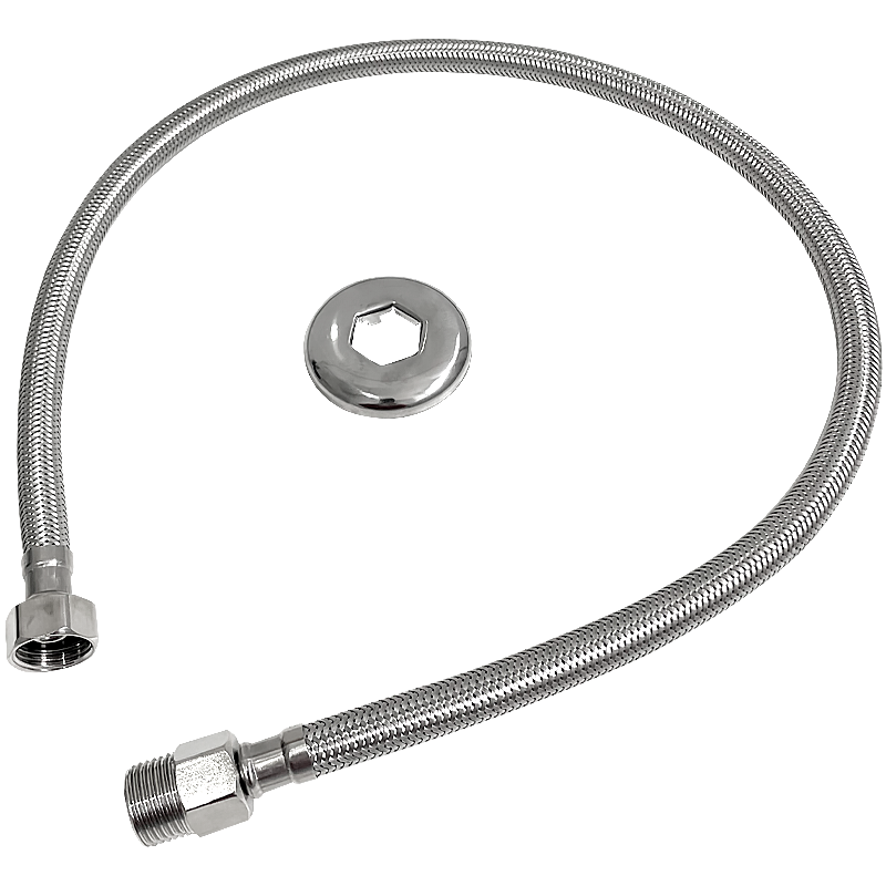 Engate Flexível para Água 80cm Macho/Fêmea 1/2"