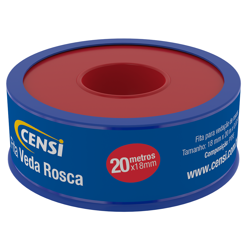 Fita Veda Rosca de PTFE de 18 mm x 20 m Censi (ref. 7582)