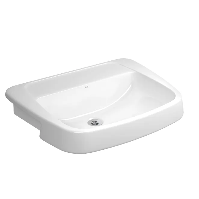 LAV MONTE CARLO SEMI-ENC 575X445MM L82 BR DECA