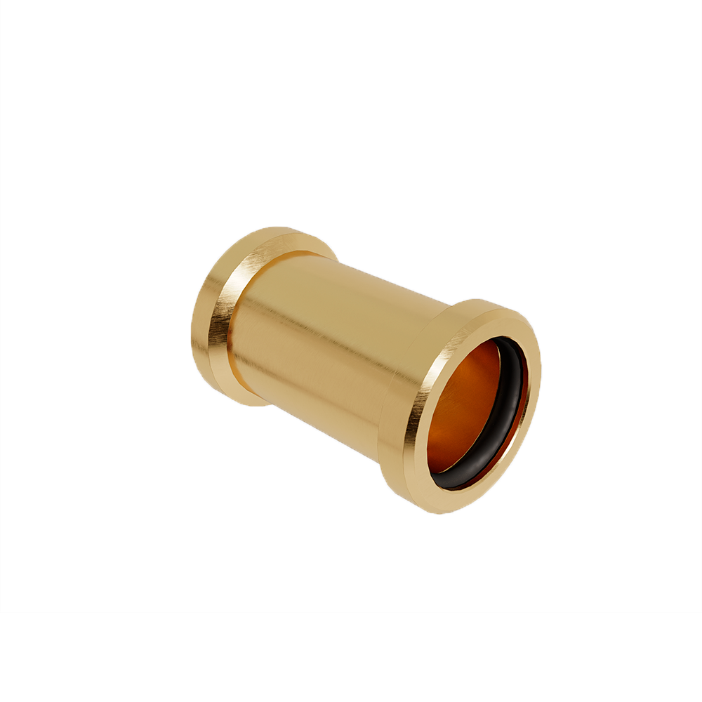Luva de Correr em Latão para Tubo de Cobre de 22 mm Censi (ref. 85088)
