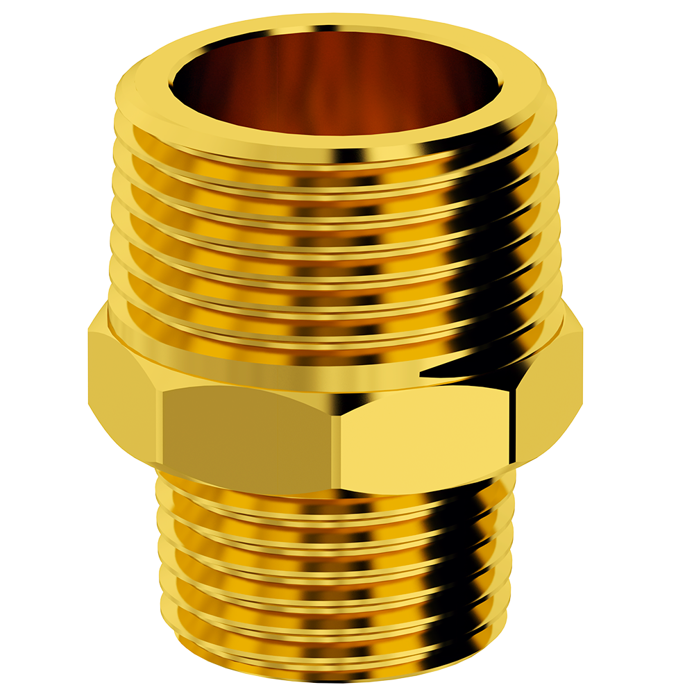 Niple Duplo de Redução em Latão 3/4" x 1/2" Censi