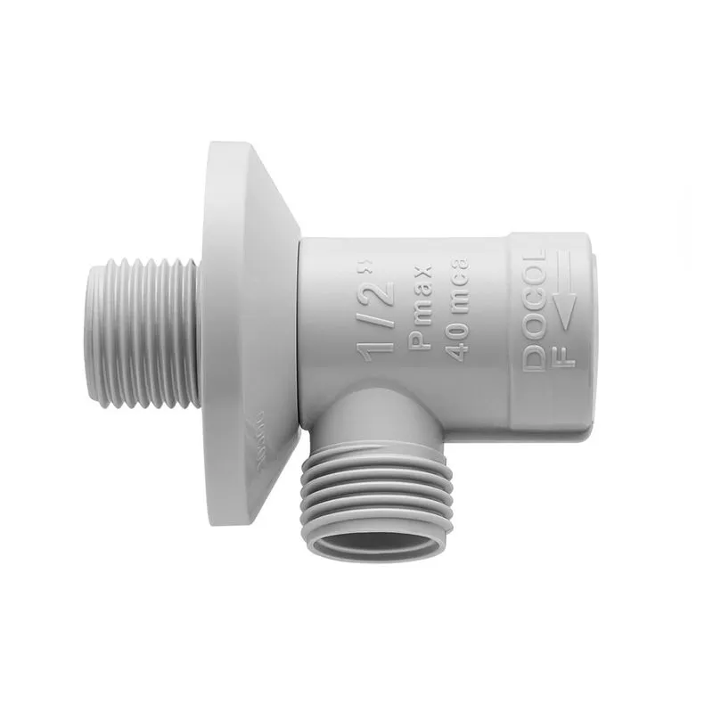 Registro Regulador de Vazão Standard de 1/2" em ABS Cinza Docol - 13030023