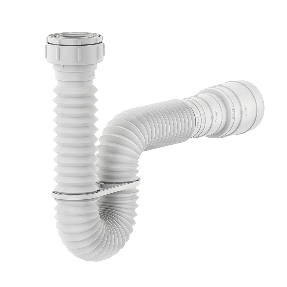 Sifão Corrugado Universal Branco Censi