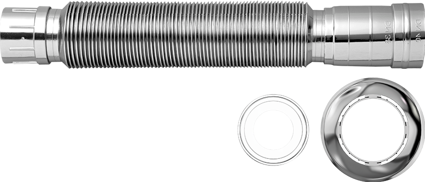 Sifão Tubo Extensivo Cromado com Porca 7/8" Blukit