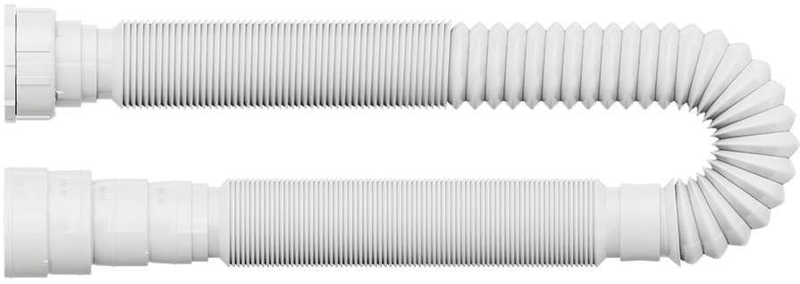 Sifão Tubo Extensivo Universal Branco 1,50m Blukit