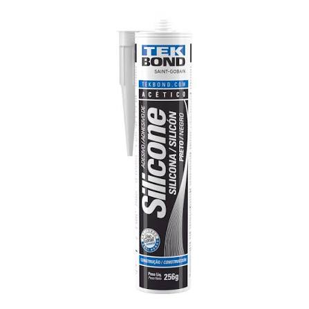 Silicone Preto 256 g Tekbond