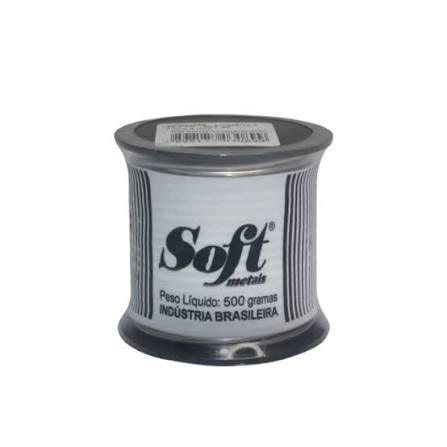 Solda em Fio 50x50 2,4mm Carretel 500g Soft