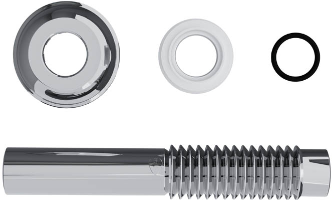 Tubo de Ligação Flexível Cromado 26cm Blukit