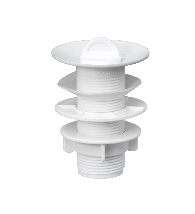 Válvula para Lavatório 7/8 em ABS Branco - Válvula para Lavatório 7/8 em ABS Branco