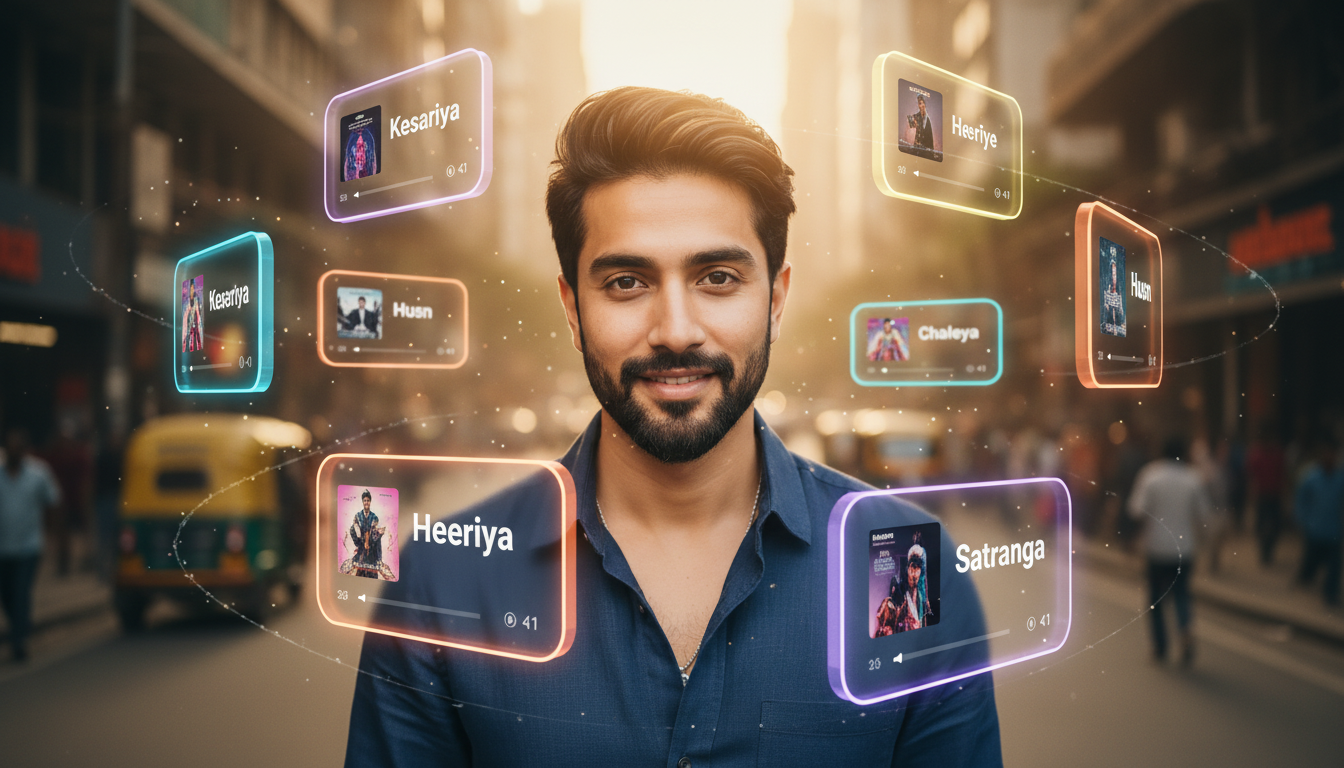 Cinematic AR Music Experience: Modern India Edition