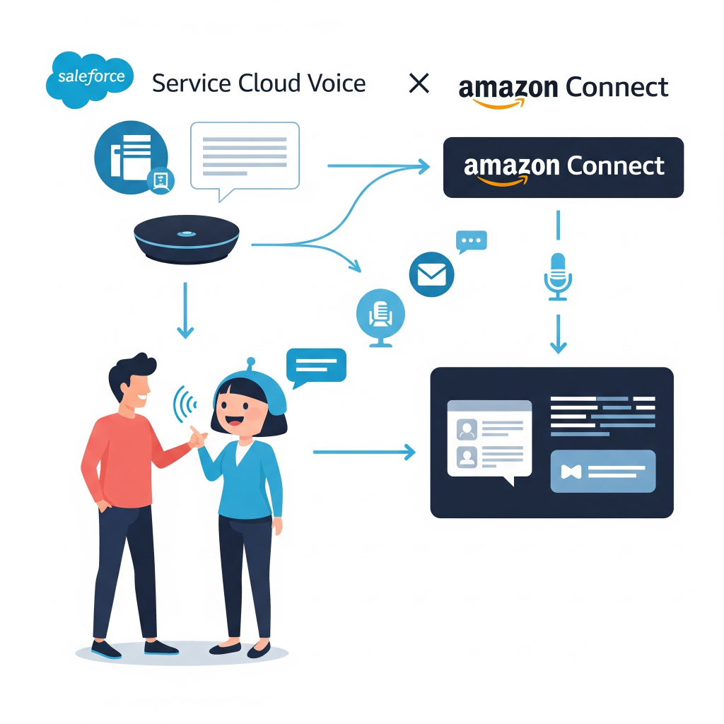 Salesforce Service Cloud voice with Amazon 