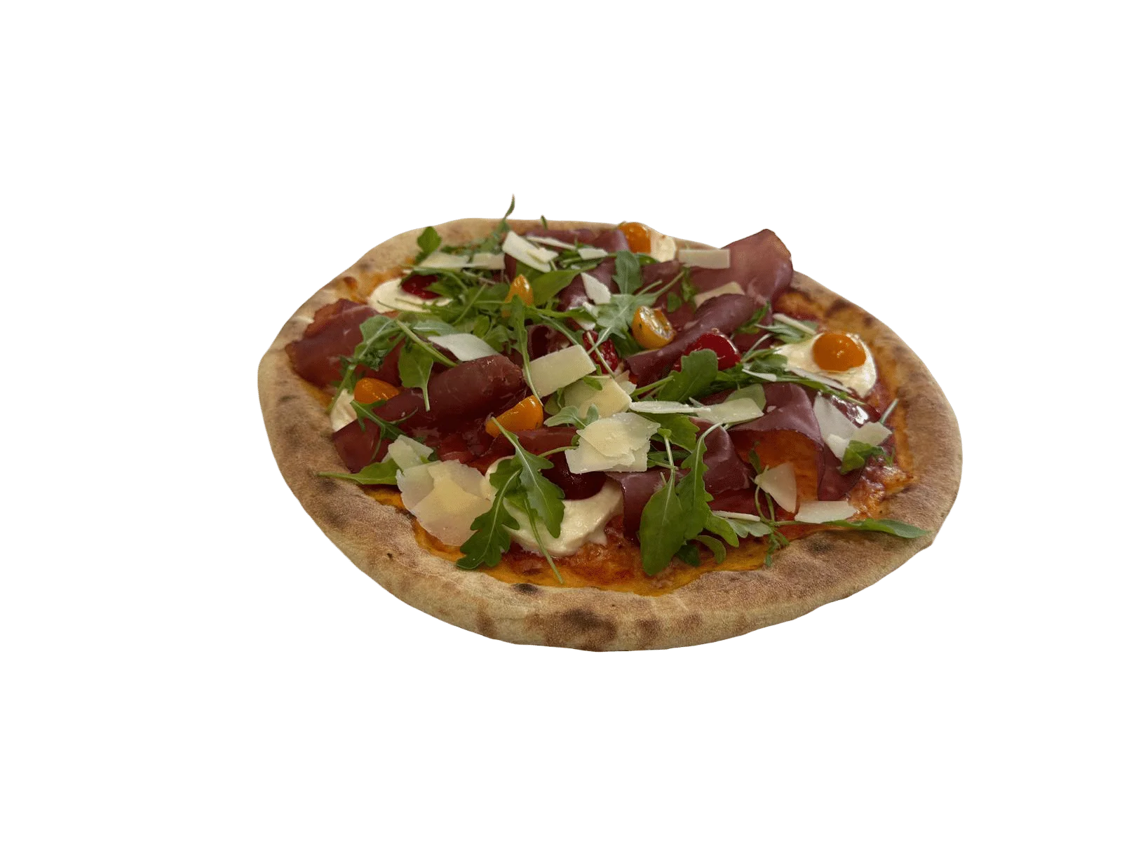 Pizza saisonnière - Pizza d'été à la Bresaola