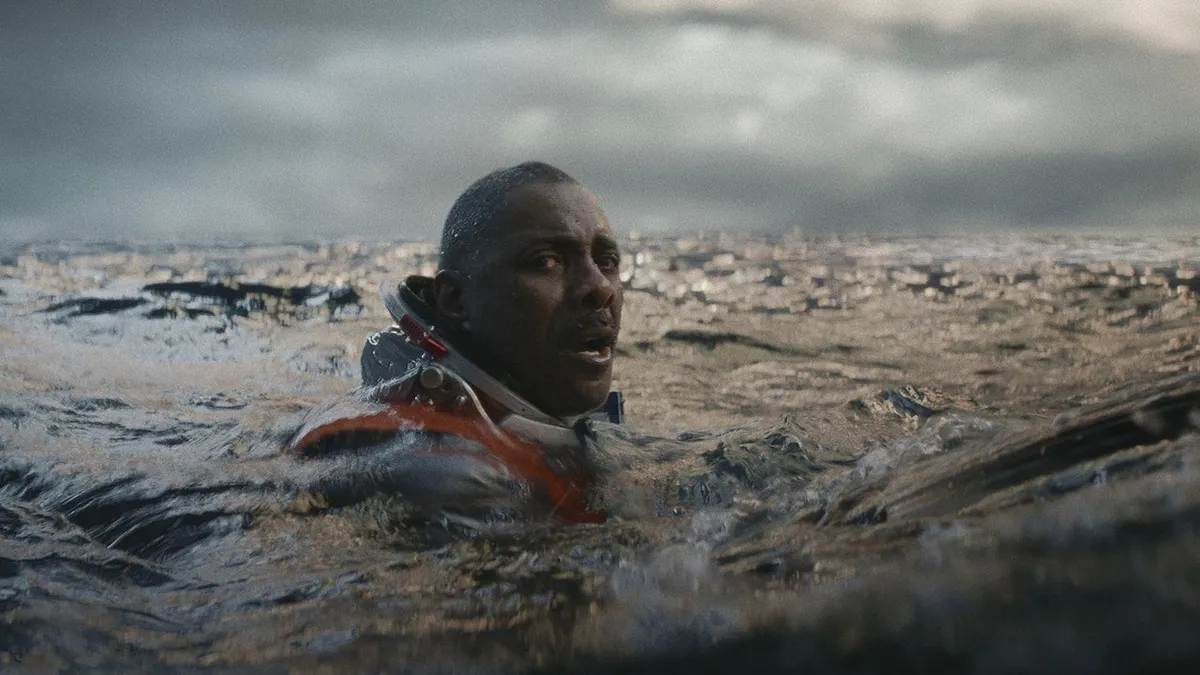 Above the Below 2026 film, Idris Elba sci-fi survival thriller directed by Elba and Martin Owen for Lionsgate
