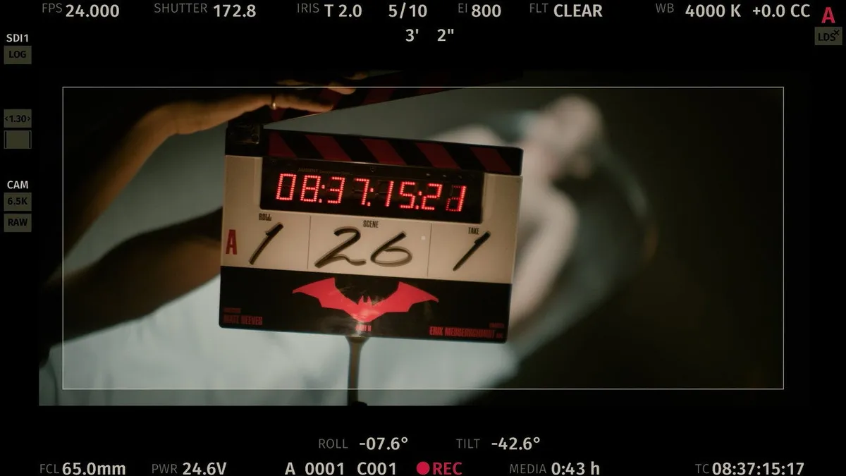 The Batman: Part II official TMDB backdrop, Warner Bros. 2026, set for February 2028 release