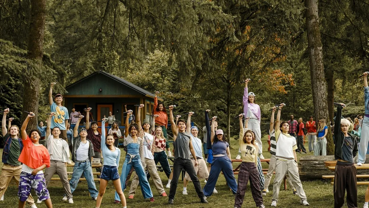 Camp Rock 3 official still with Jonas Brothers as Connect 3 and new cast members, Disney 2026