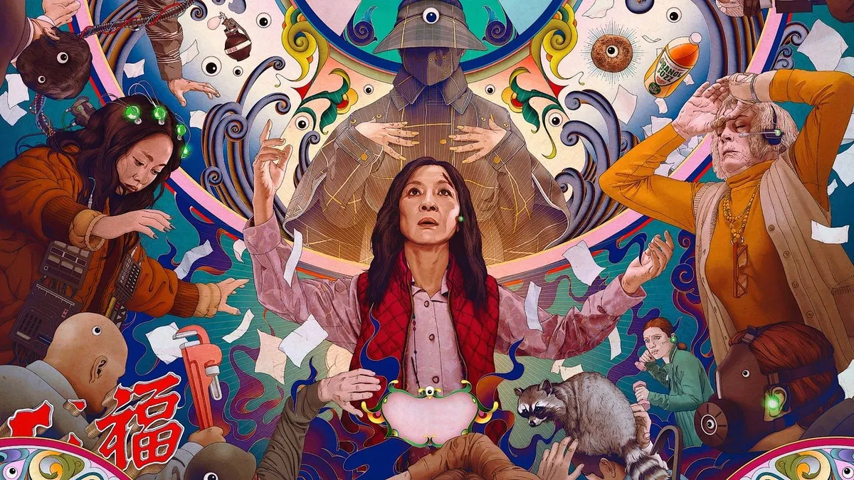 Scene from Everything Everywhere All at Once, directed by Daniel Kwan and Daniel Scheinert, the Daniels, 2022