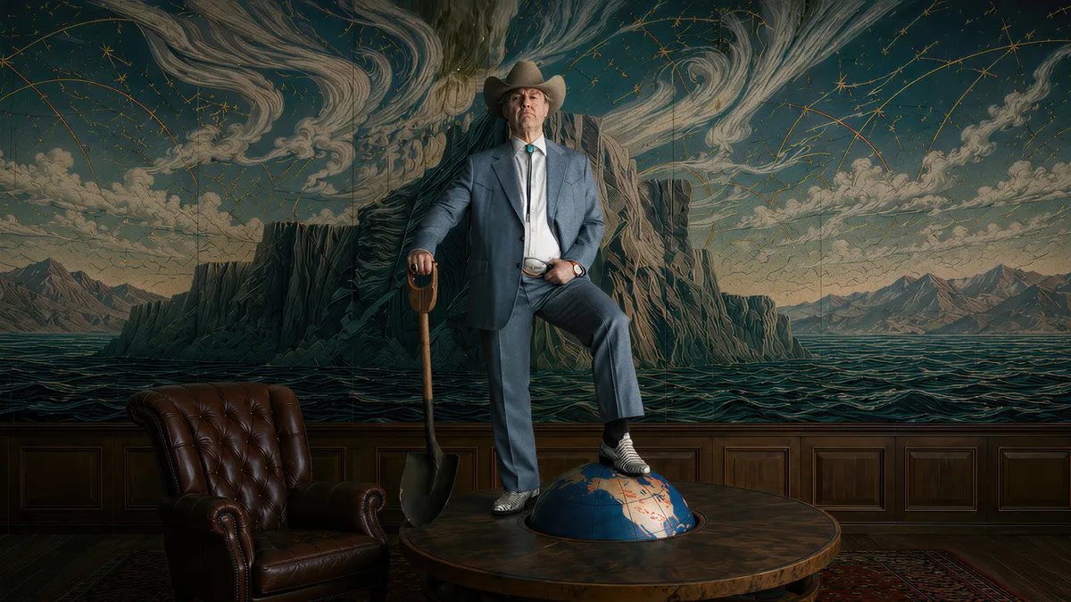 Tom Cruise as Digger Rockwell in Alejandro G. Iñárritu's Digger (2026), a Warner Bros. satirical black comedy