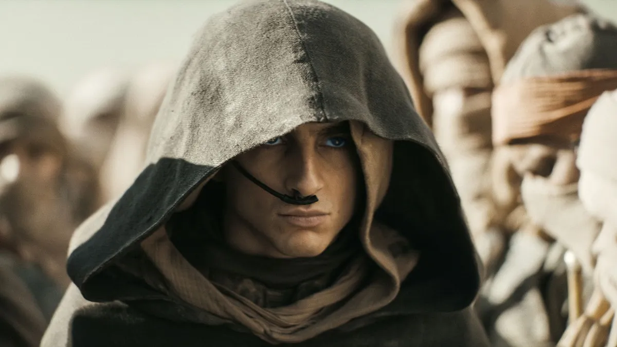 Scene from Dune Part Two, a Warner Bros. Discovery film from 2024, representing the studio at the center of the $110 billion Paramount merger
