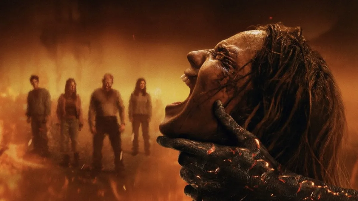 Evil Dead Burn (2026), the sixth Evil Dead franchise film directed by Sébastien Vanicek and produced by Sam Raimi, distributed by Warner Bros. via New Line Cinema.