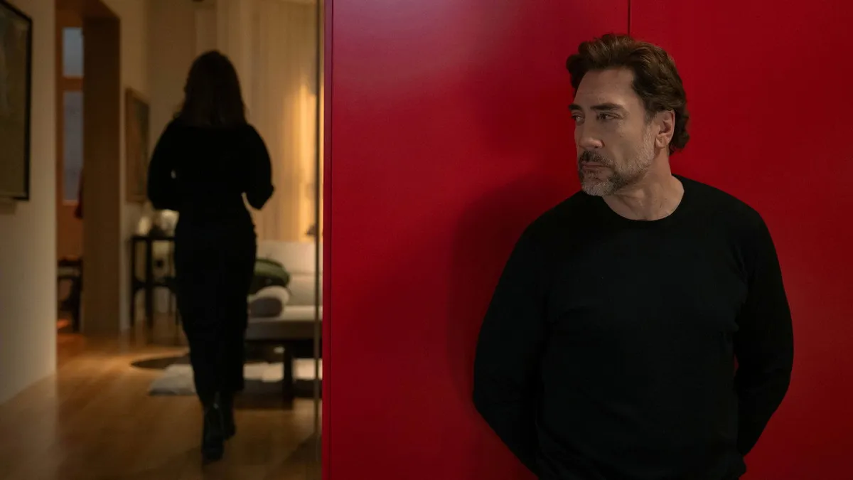 Promotional image for Bunker (2026), directed by Florian Zeller, starring Penélope Cruz and Javier Bardem, competing for the Golden Lion at the 83rd Venice Film Festival