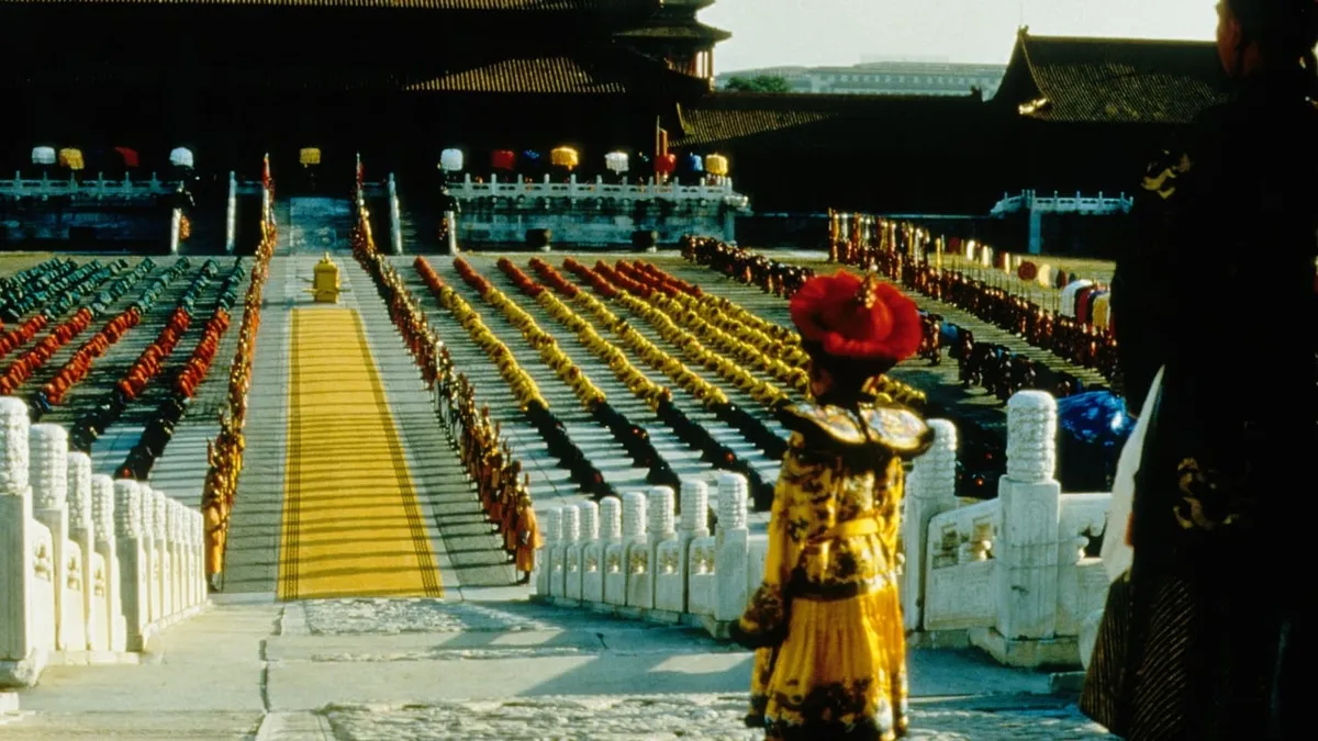 A scene from Bernardo Bertolucci's The Last Emperor (1987), subject of Luca Guadagnino's seven-hour documentary Joie de Vivre, premiering at Venice 2026