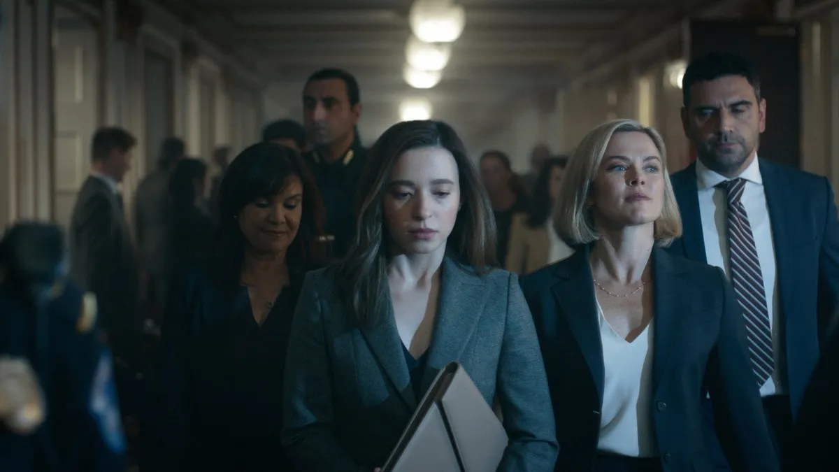 Promotional backdrop for The Social Reckoning, Aaron Sorkin's 2026 sequel to The Social Network