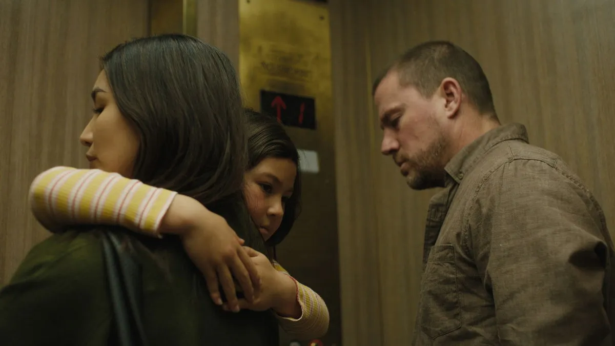 Promotional image from Josephine (2026), directed by Beth de Araújo and starring Channing Tatum and Gemma Chan